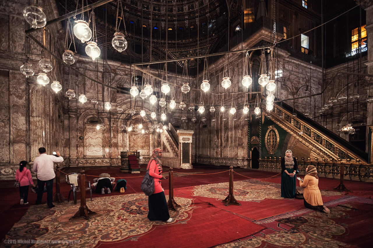 Inside Mosque of Muhammad Ali