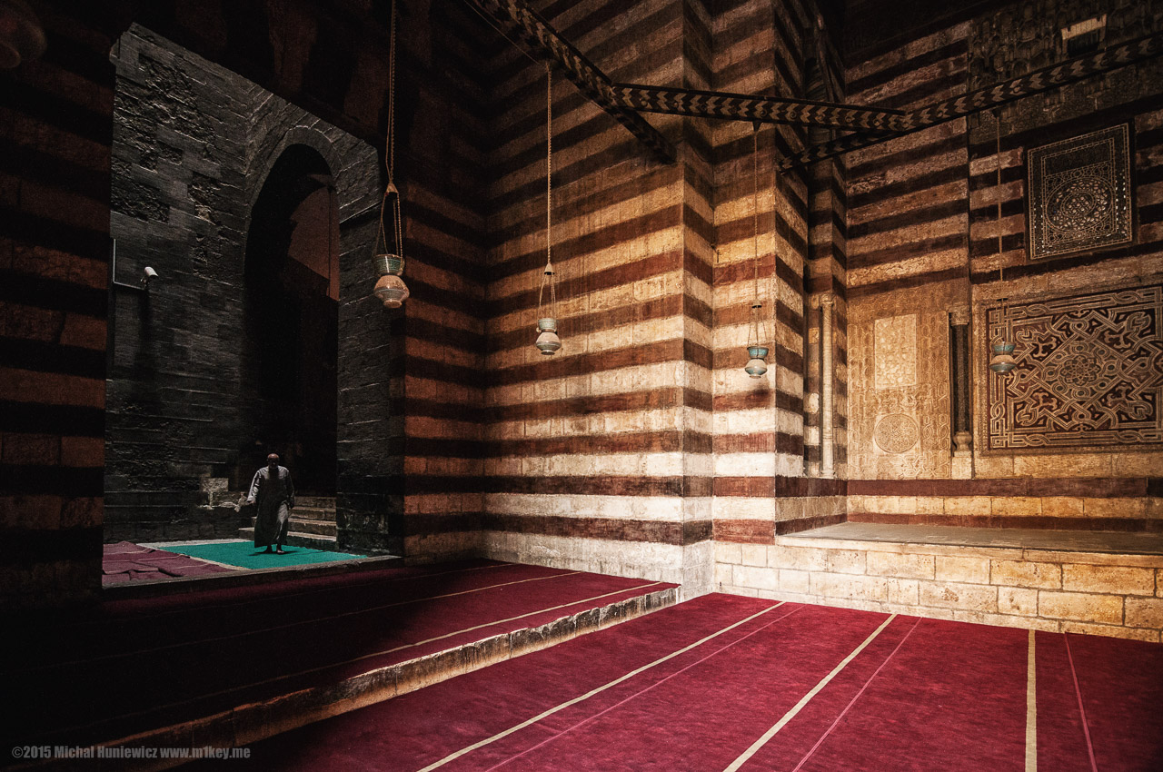 Entering Mosque of Sultan Hassan
