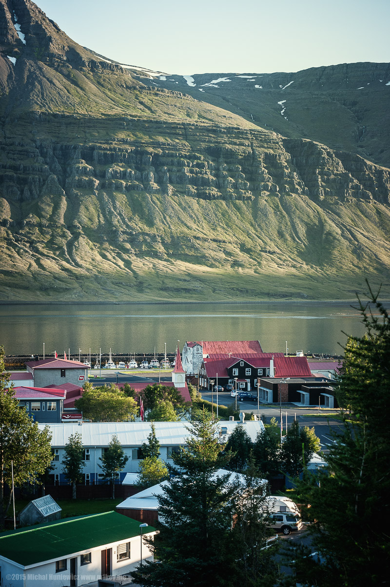 Reyðarfjörður from a Hill