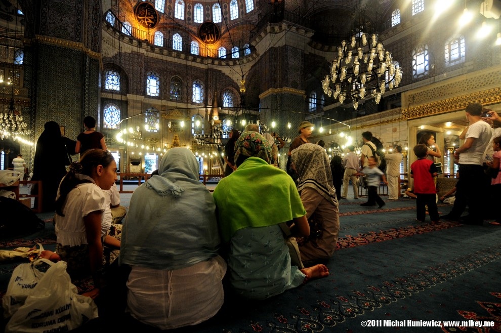 Inside a mosque - Life in Istanbul