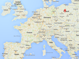 Map showing Licheń, Poland location (opens in OpenStreetMap)