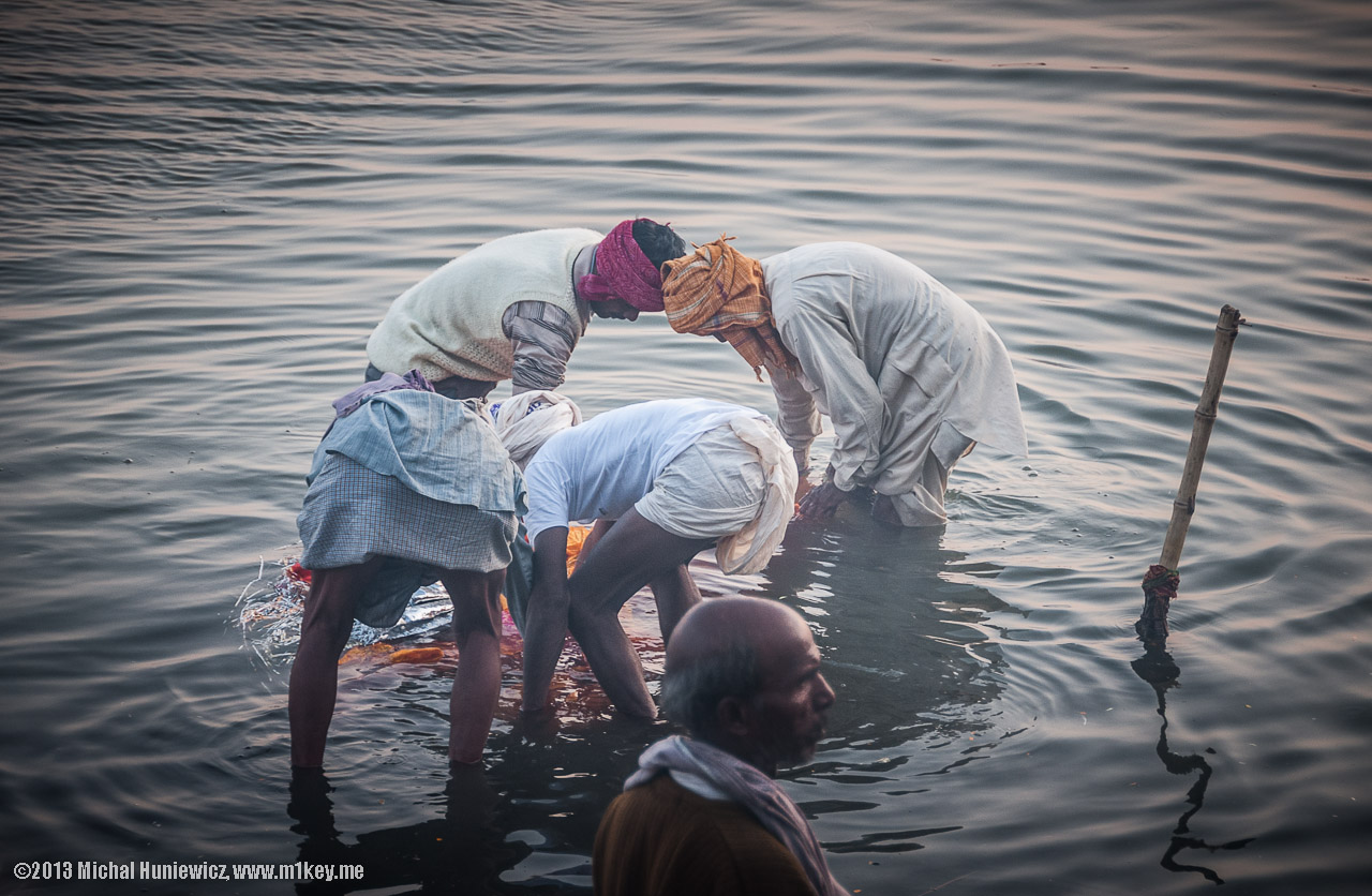 Bathed in Ganges