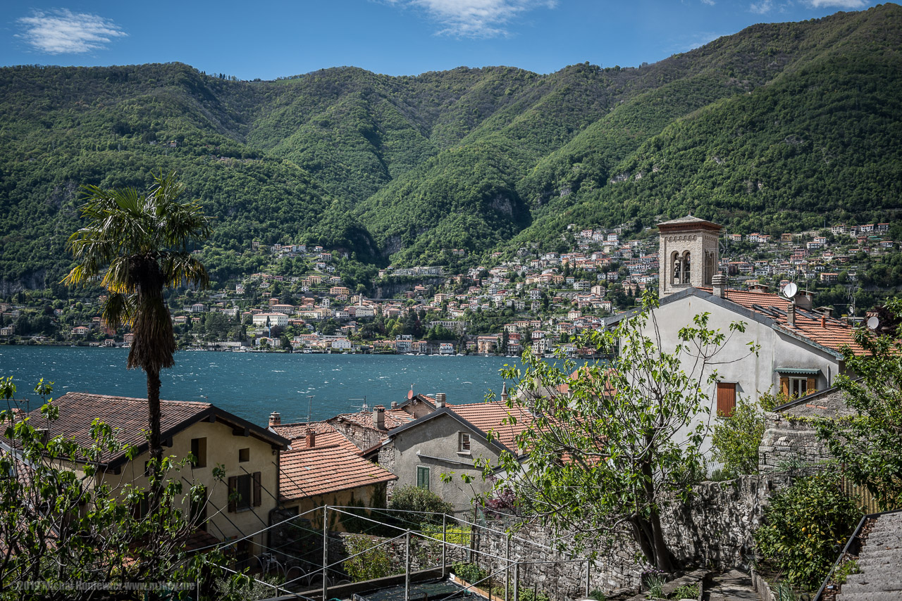 Overlooking Lake Como