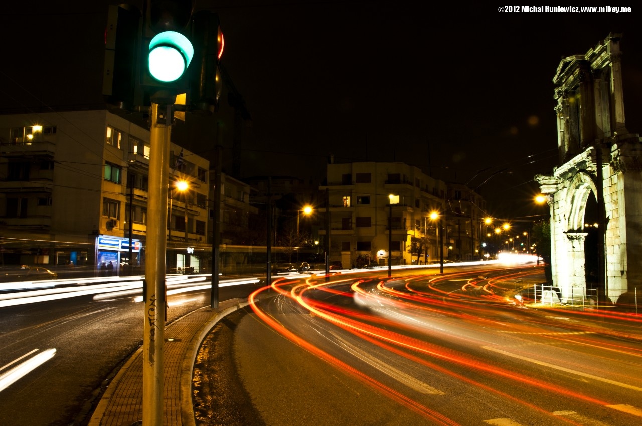 Near the Temple of Olympian Zeus