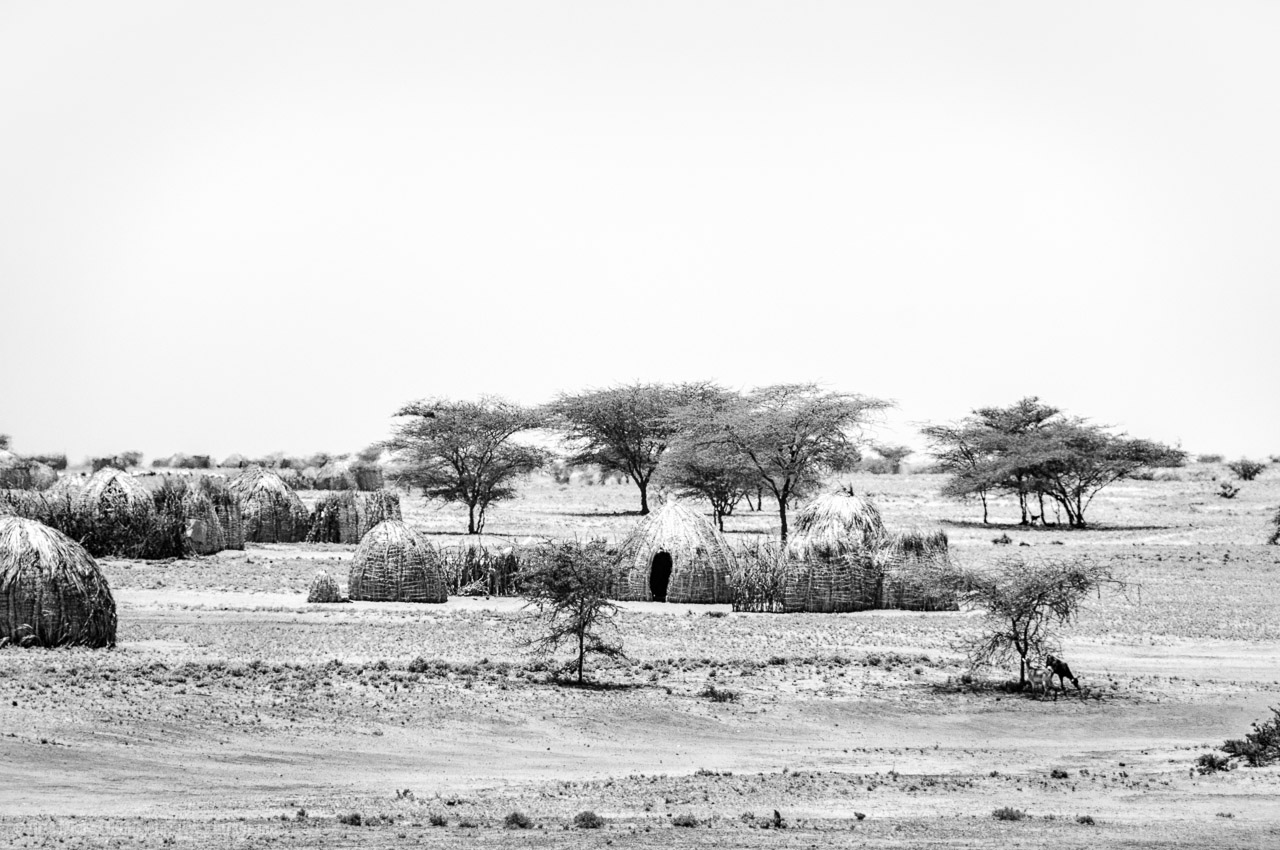 Turkana village