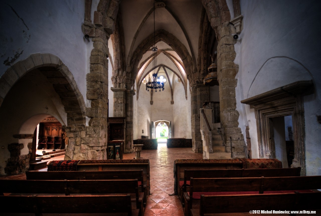 Inside Prejmer church - Transylvania