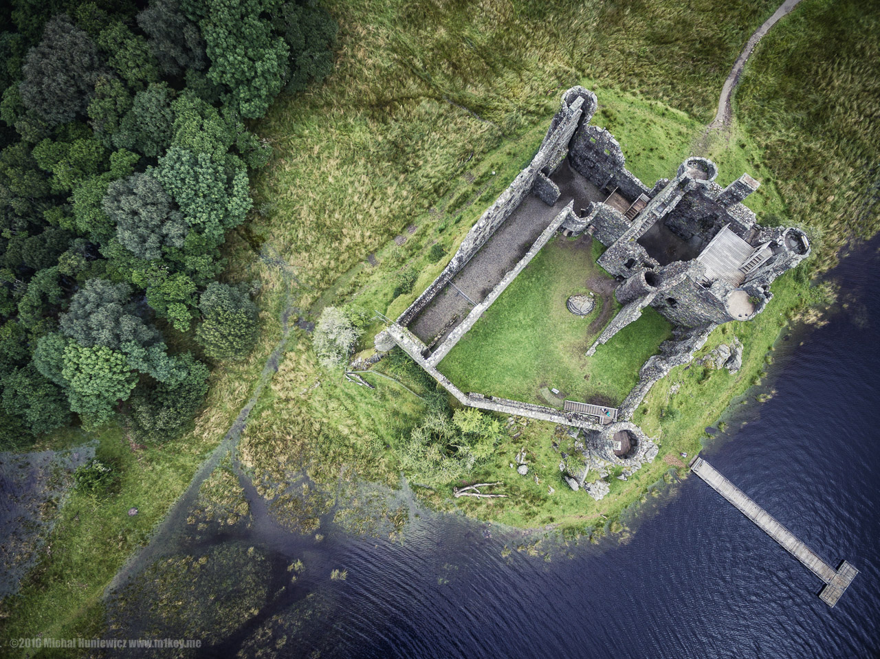 Kilchurn Castle From Above